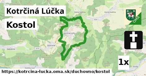 Kostol, Kotrčiná Lúčka