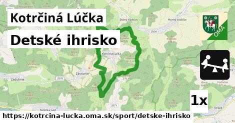 Detské ihrisko, Kotrčiná Lúčka