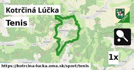 Tenis, Kotrčiná Lúčka