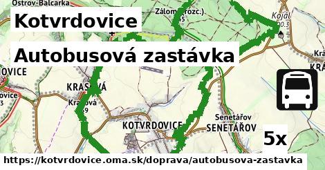 Autobusová zastávka, Kotvrdovice