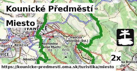 miesto v Kounické Předměstí