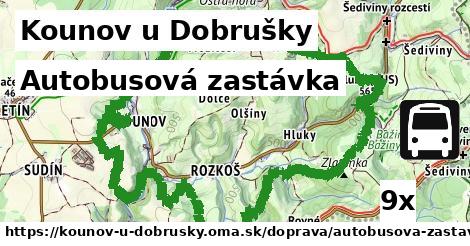 Autobusová zastávka, Kounov u Dobrušky