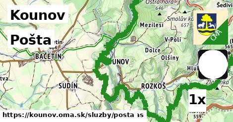 Pošta, Kounov