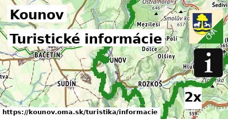 Turistické informácie, Kounov