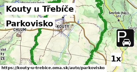 parkovisko v Kouty u Třebíče