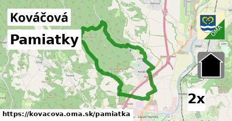 pamiatky v Kováčová