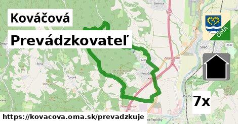 prevádzkovateľ v Kováčová