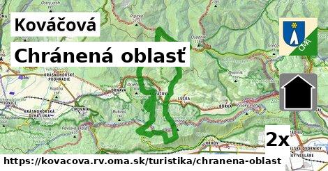 Chránená oblasť, Kováčová, okres RV