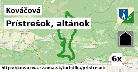 Prístrešok, altánok, Kováčová, okres RV