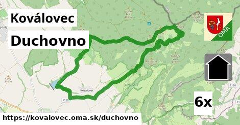 duchovno v Koválovec, okres SI