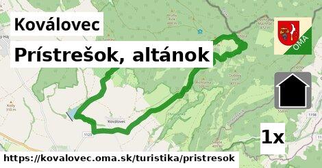 Prístrešok, altánok, Koválovec, okres SI