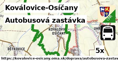 Autobusová zastávka, Koválovice-Osíčany