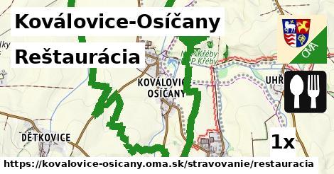Reštaurácia, Koválovice-Osíčany