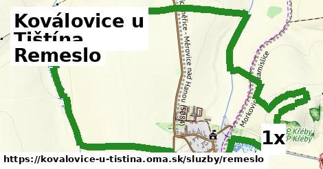 Remeslo, Koválovice u Tištína
