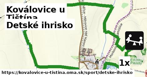 Detské ihrisko, Koválovice u Tištína
