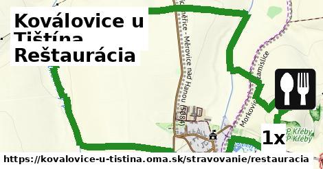 Reštaurácia, Koválovice u Tištína