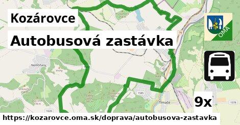 Autobusová zastávka, Kozárovce