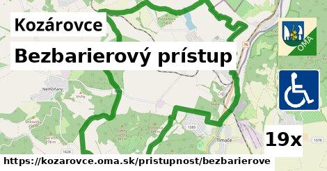 Bezbarierový prístup, Kozárovce