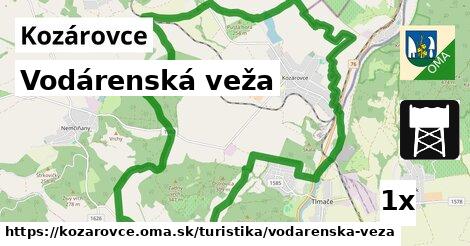 Vodárenská veža, Kozárovce