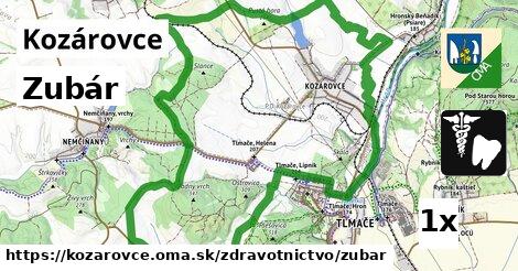 Zubár, Kozárovce
