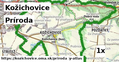 príroda v Kožichovice