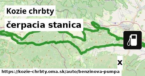 čerpacia stanica, Kozie chrbty