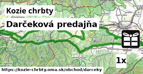 Darčeková predajňa, Kozie chrbty
