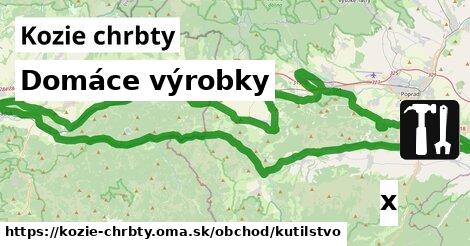 Domáce výrobky, Kozie chrbty