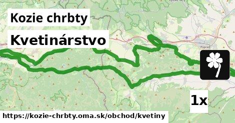 Kvetinárstvo, Kozie chrbty