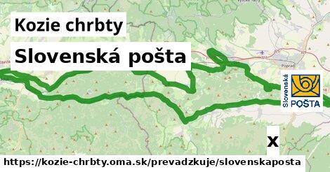 Slovenská pošta, Kozie chrbty