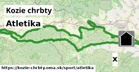 Atletika, Kozie chrbty