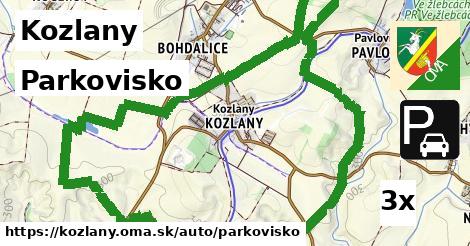 parkovisko v Kozlany