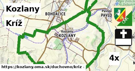 kríž v Kozlany