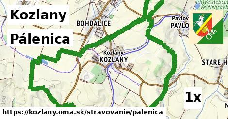 Pálenica, Kozlany