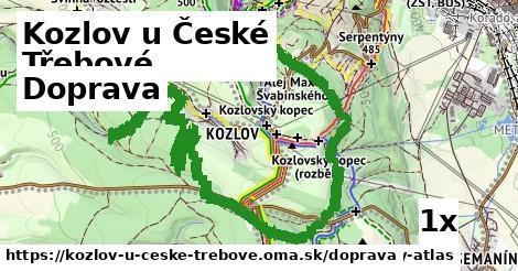 doprava v Kozlov u České Třebové