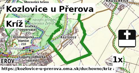 Kríž, Kozlovice u Přerova