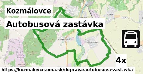 Autobusová zastávka, Kozmálovce