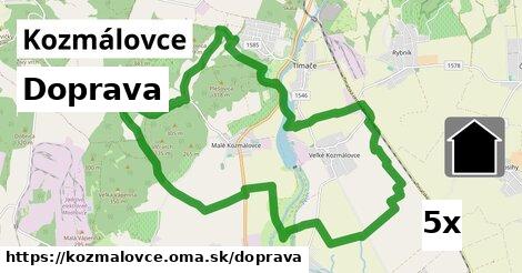 doprava v Kozmálovce