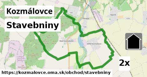 Stavebniny, Kozmálovce