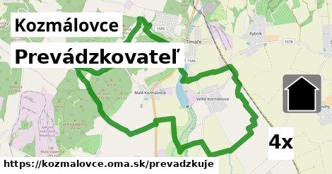 prevádzkovateľ v Kozmálovce