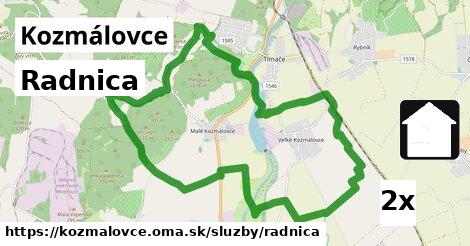 Radnica, Kozmálovce