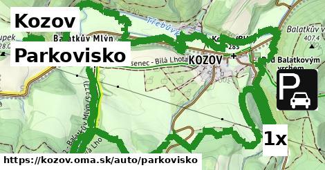 parkovisko v Kozov