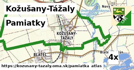 pamiatky v Kožušany-Tážaly