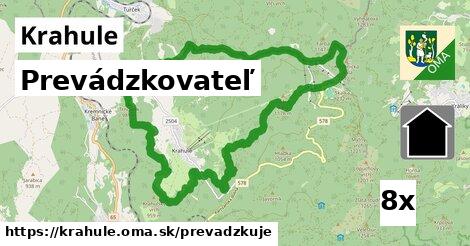 prevádzkovateľ v Krahule