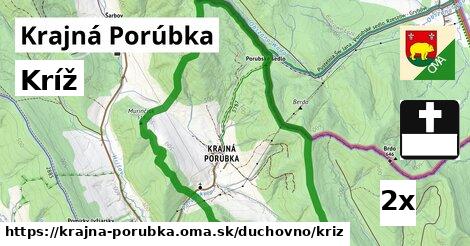 Kríž, Krajná Porúbka