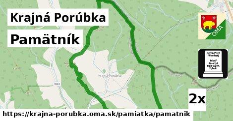 Pamätník, Krajná Porúbka