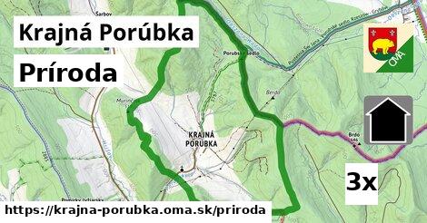 príroda v Krajná Porúbka