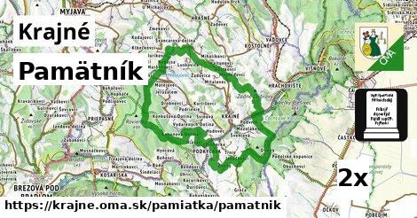 Pamätník, Krajné