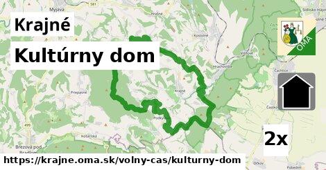 Kultúrny dom, Krajné