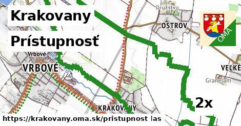 prístupnosť v Krakovany
